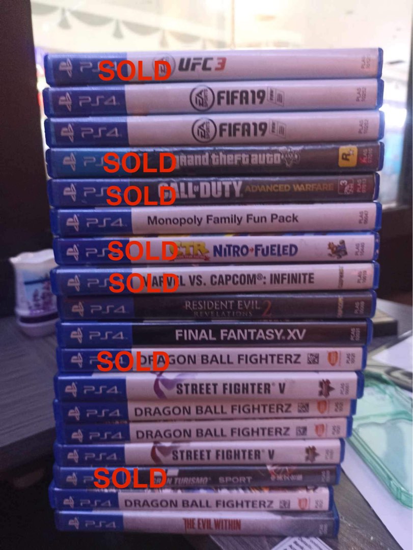 Ps4 Games (sold individually), Video Gaming, Video Games, PlayStation ...