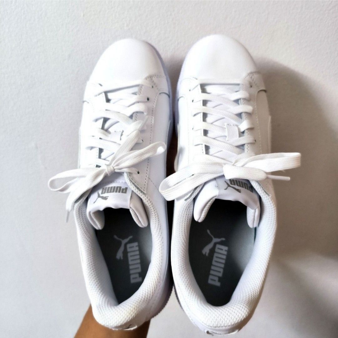Puma men's smash leather perf sneaker hot sale