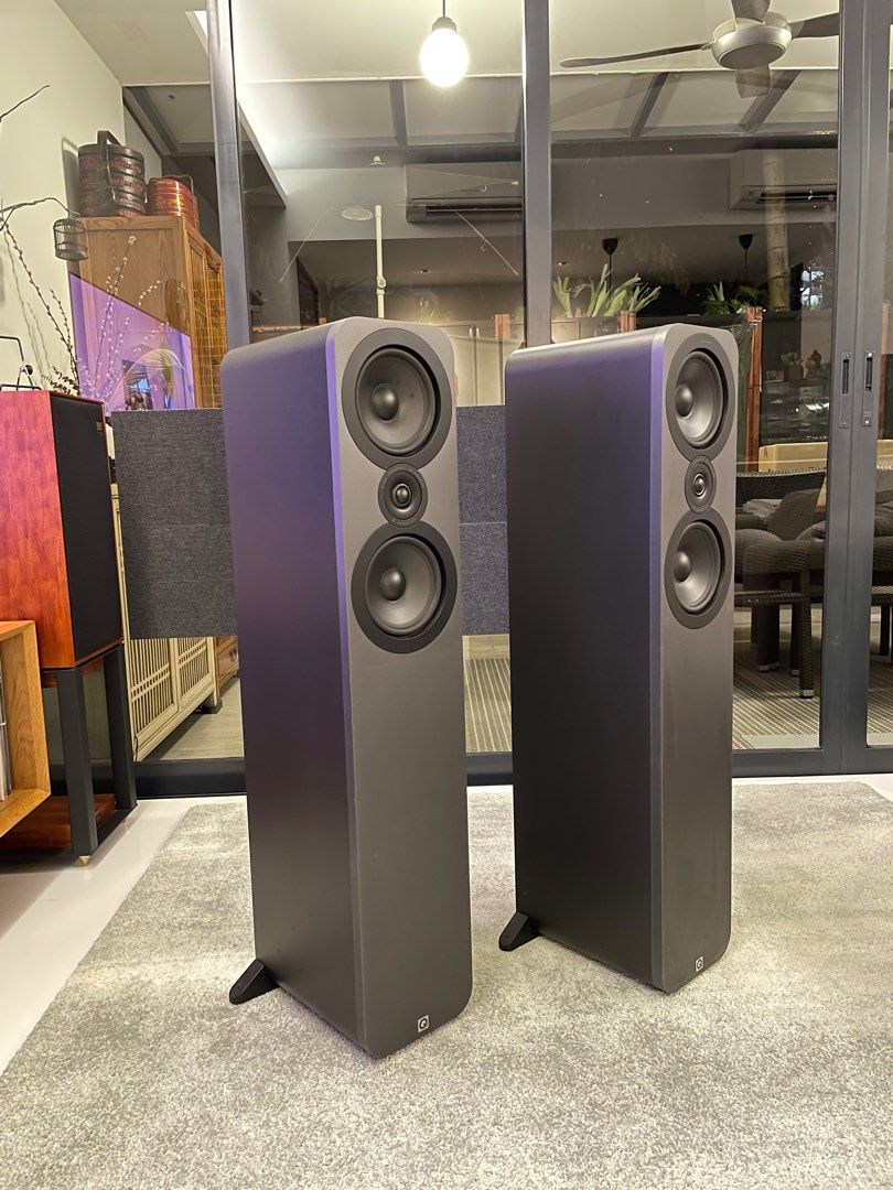 Q Acoustics 3050 Tower speakers, Audio, Soundbars, Speakers & Amplifiers on Carousell