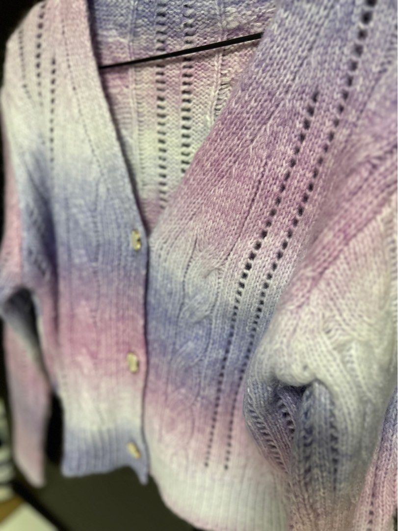 Rainbow knit cardigan new arrivals