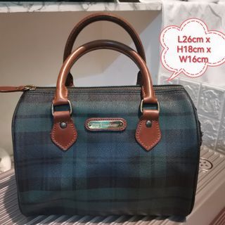 💯 Authentic Vintage Ralph Lauren Boston Bag RL 25cm, Luxury, Bags