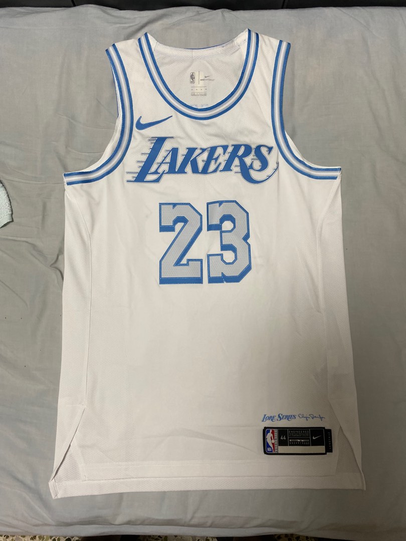 Nike, Shirts, Nike Lakers Lebron James Mvp Rare Jersey White Authentic  Stitched 52 Xl