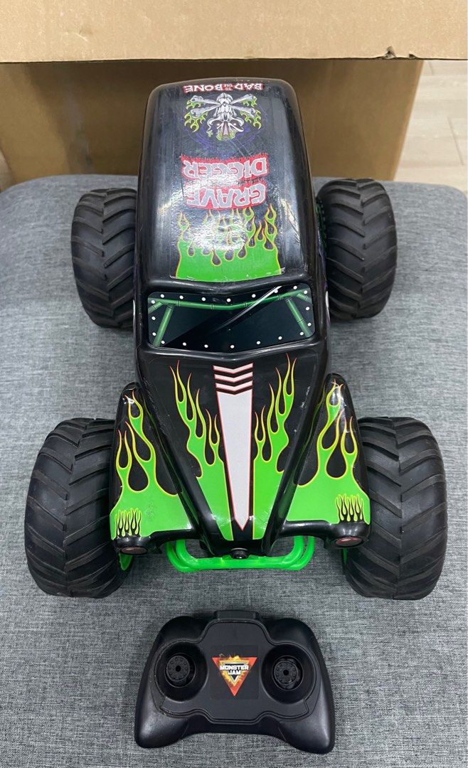 Tyco rc grave digger monster truck sales