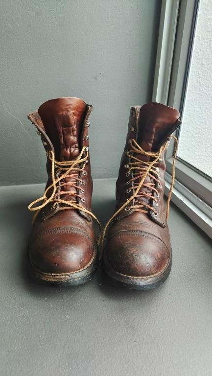 Red Wing Iron Ranger Steel Toe Vintage size US10E nego