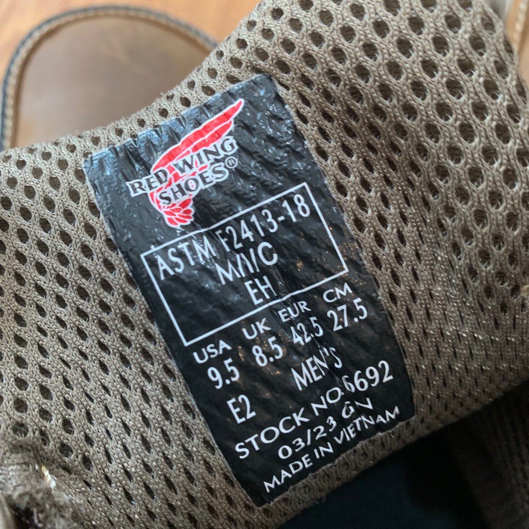Redwing 6692, Fesyen Pria, Sepatu , Sepatu Boot di Carousell