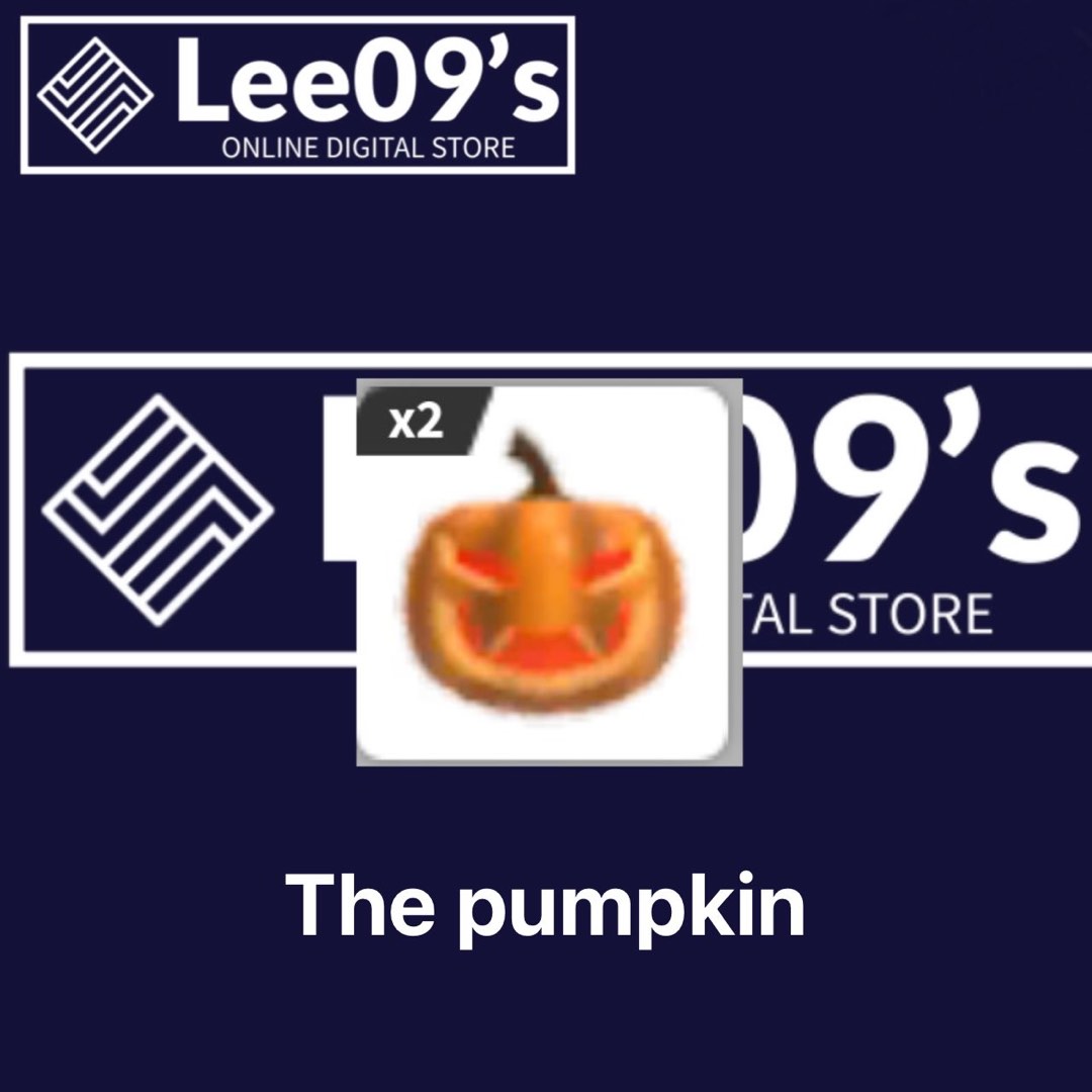 Roblox adopt me pumpkin headless toy (read desc), Video Gaming, Gaming