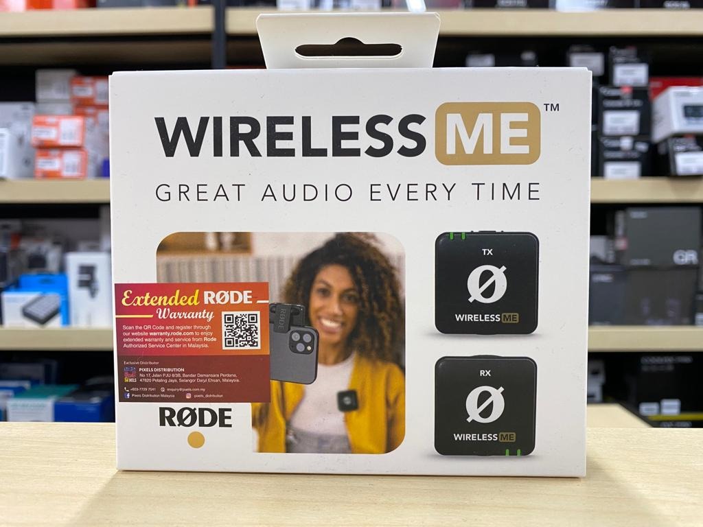 Rode Wireless ME Compact Digital Wireless Microphone - Black (2.4GHz ...