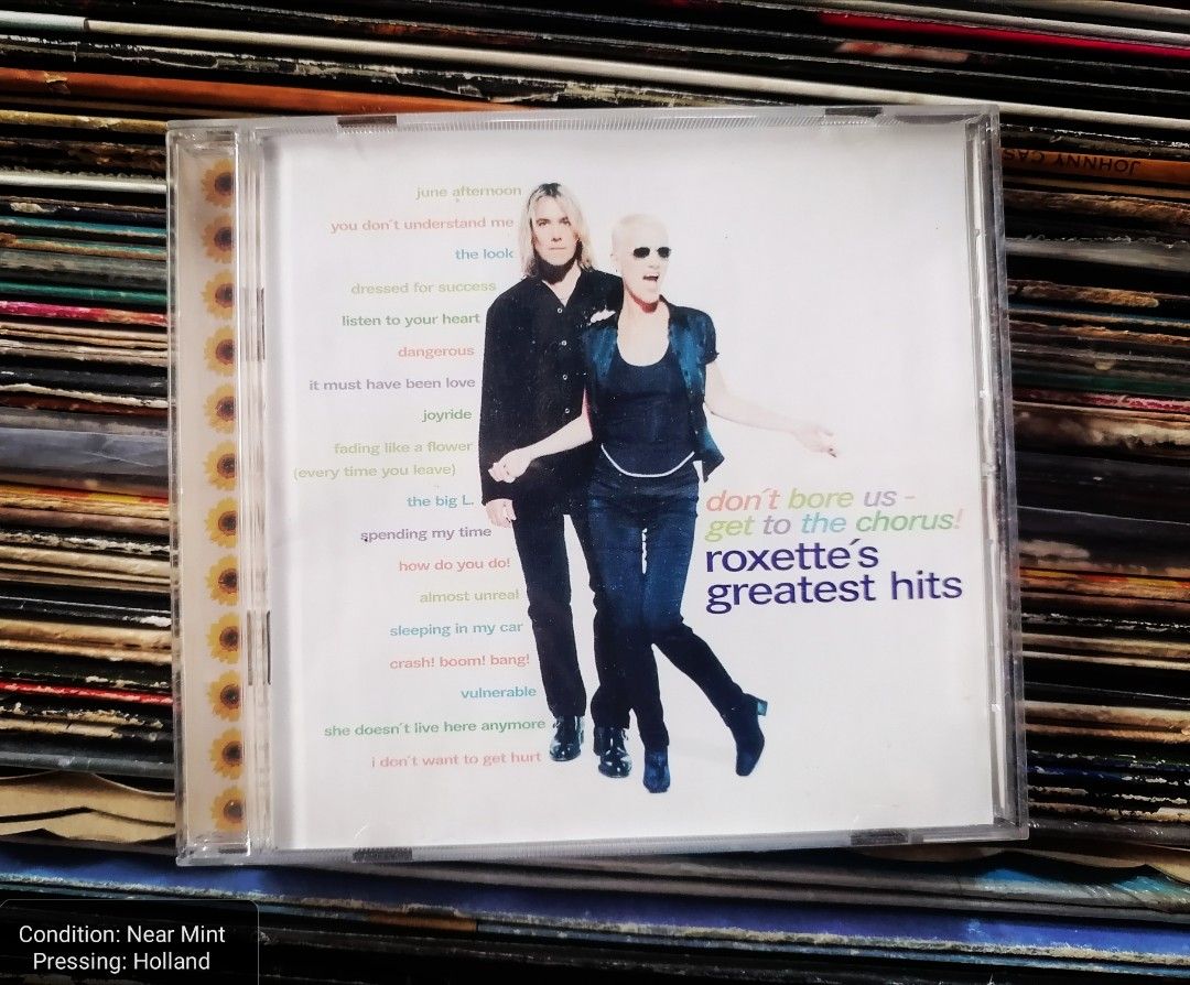 Roxette Don't Bore Us Get the Chorus Roxette Greatest Hits CD Original ...