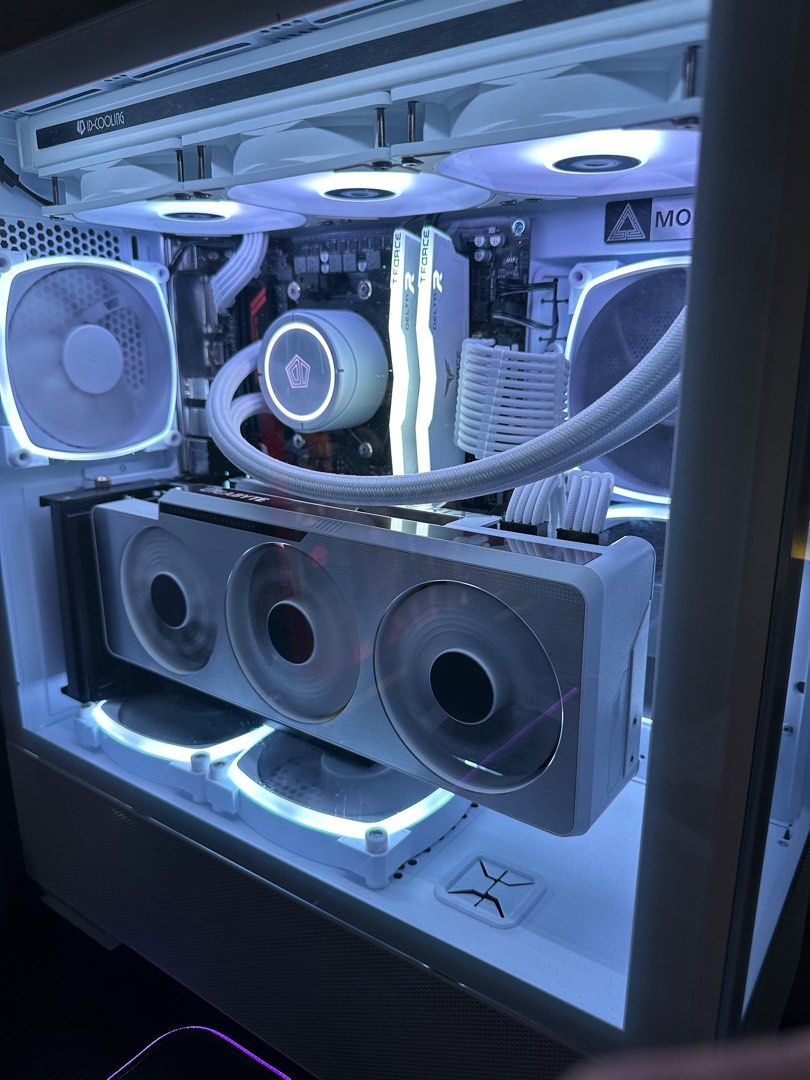 Rtx 3080 All white build gaming pc, Computers & Tech, Desktops on Carousell