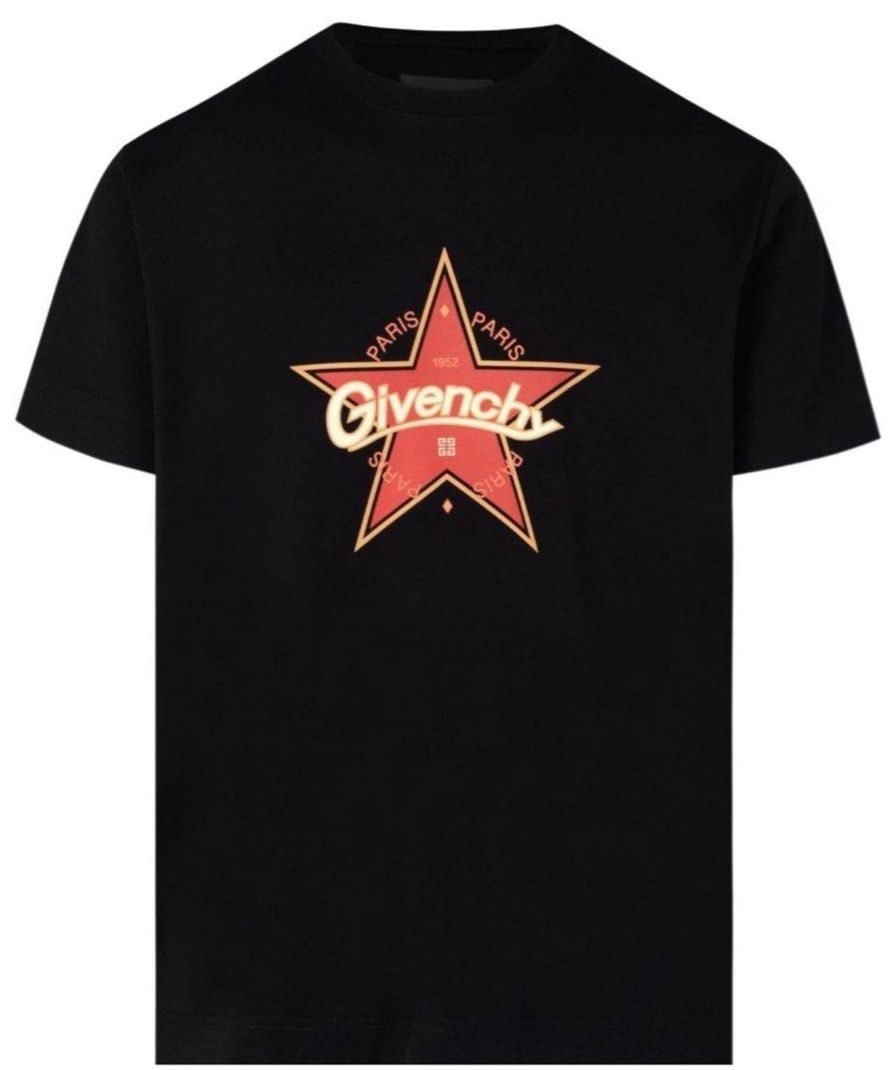 Givenchy star t shirt sale 2025