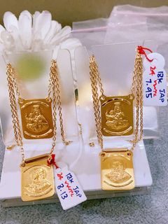 Scapular Necklace 18k gold 24"