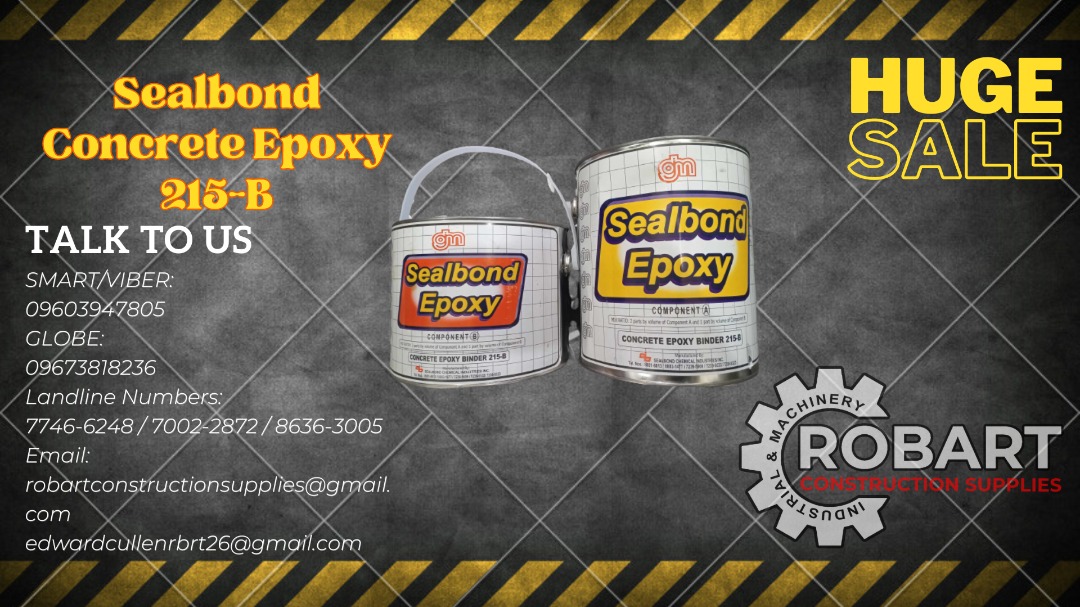 Sealbond Concrete Epoxy 215B, Commercial & Industrial, Construction