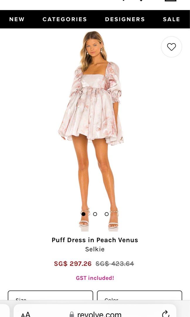 Venus on sale peach dress