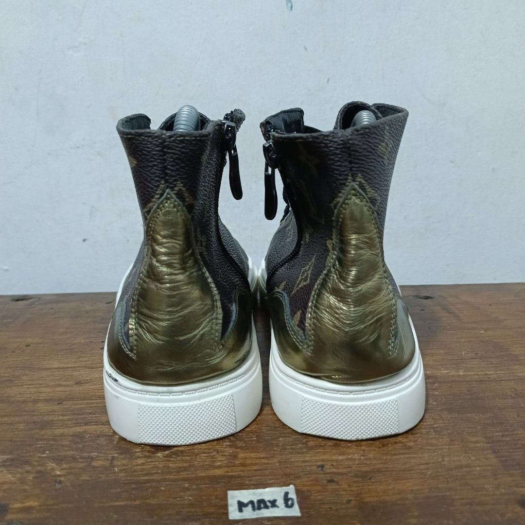 Sepatu Second Louis Vuitton MS0139 Tenis Sneaker size 40, Fesyen Wanita,  Sepatu di Carousell