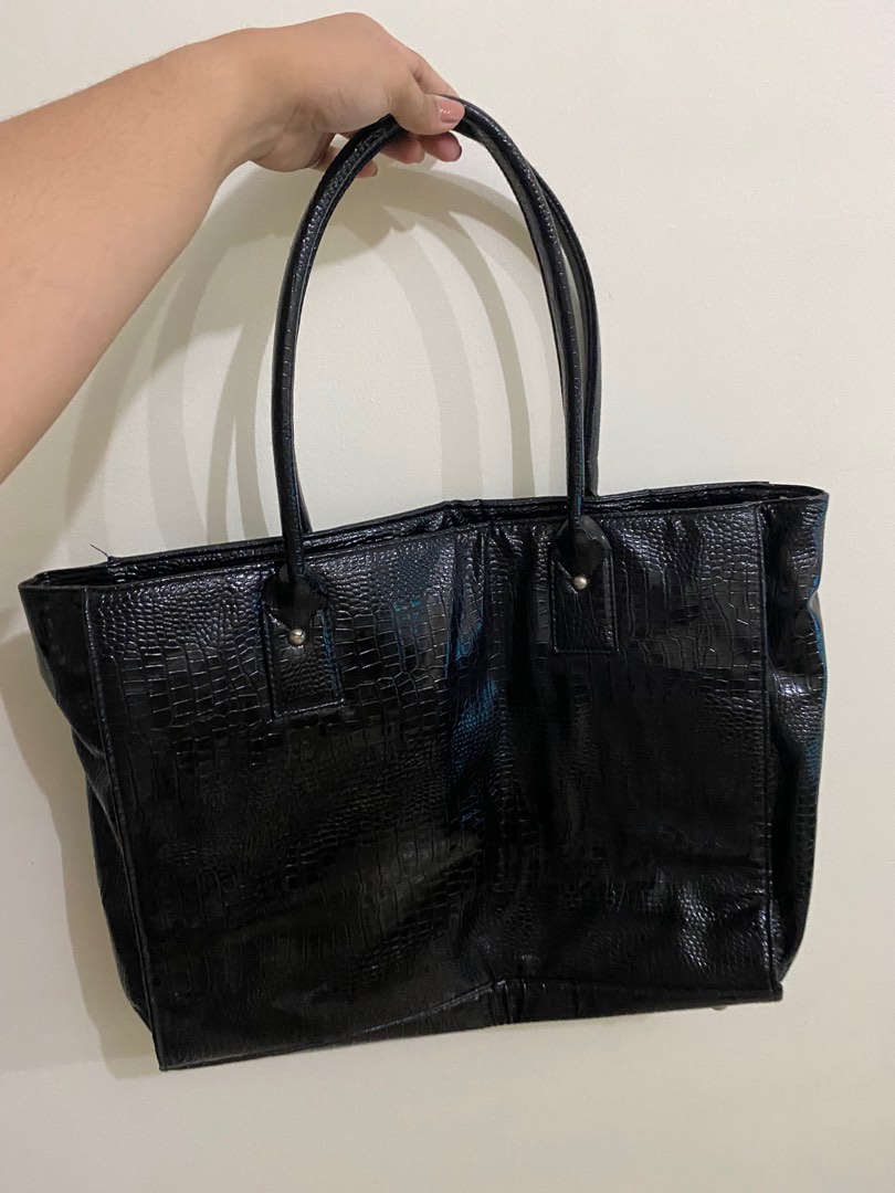 Shoulder Black Bag, Women's Fashion, Bags & Wallets, Shoulder Bags on