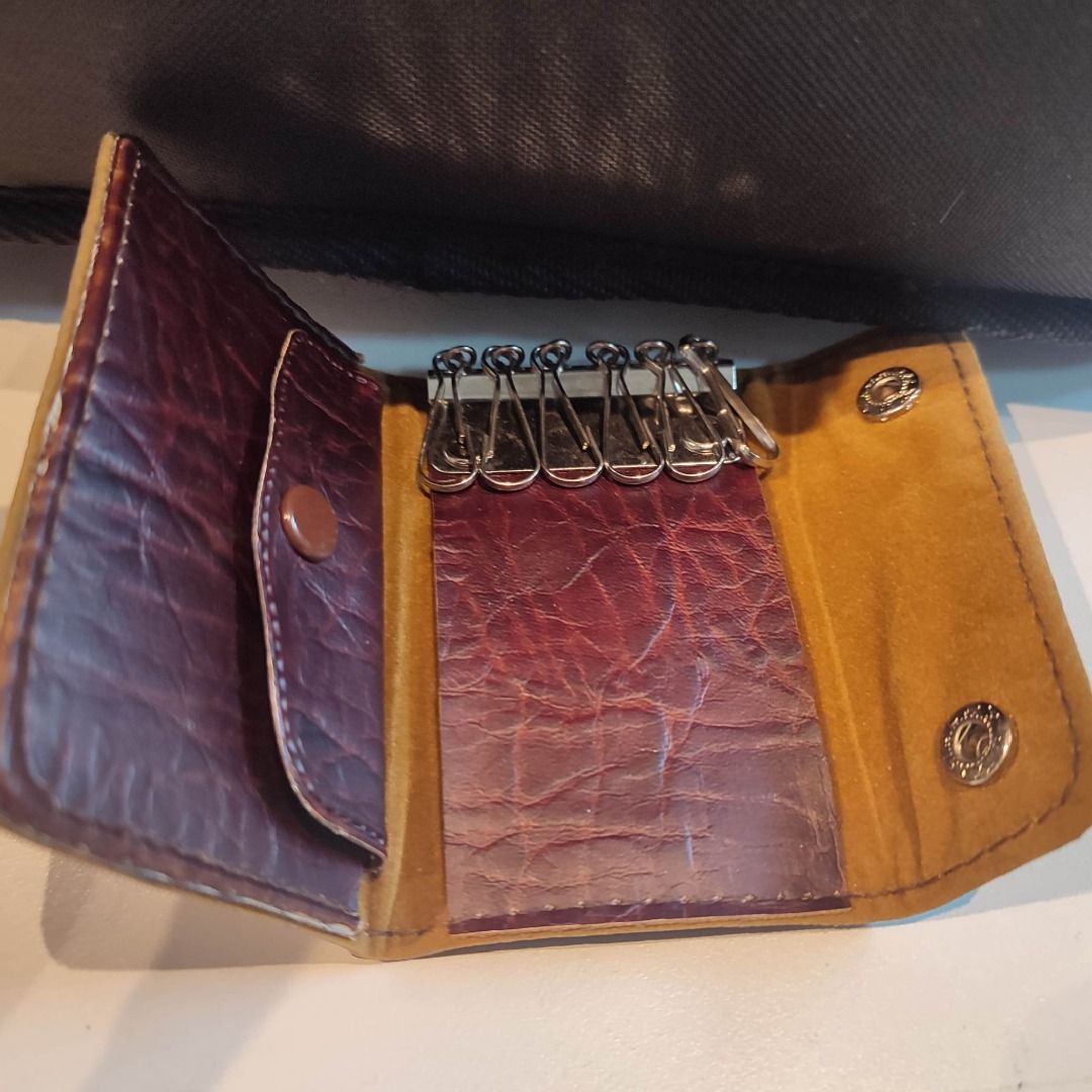 Singapore Airlines Kenzo Carven cobranded leather key and card holder