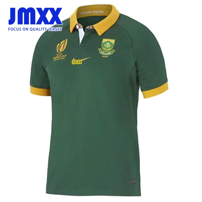 South Africa Rugby World Cup 2023 National Team Jersey, Men's Fashion