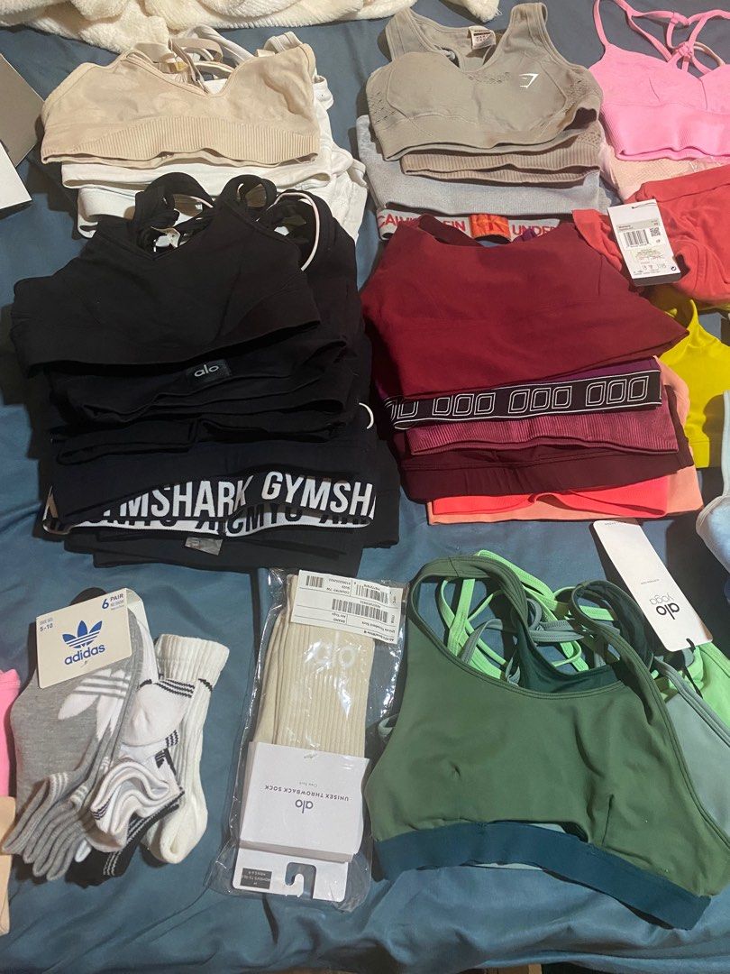 Sports Bras Teaser 🥰 (Category: Activewear) located in Muntinlupa City. Submitted by alsthings (Listing ID 1259721841, Image 2). Description: Finally ready to let a lot of my sports bras go since they’re just sitting in my closet and I have more in my drawers. I still have a lot to post too including Nike Pros and leggings. Most of these are brand new without tag, and some have only been used once! 100% Guaranteed Authentic as everything have be