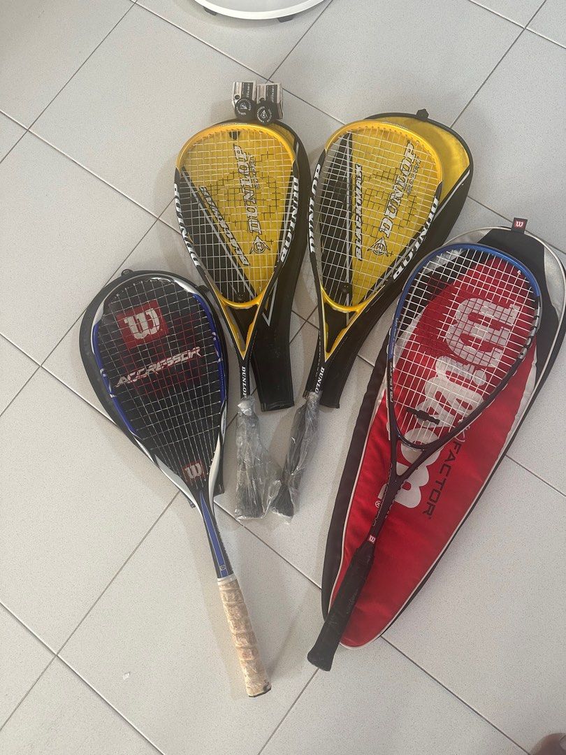 Squash Racket Morone Squash Rackets, Sports Equipment, Sports & Games, Racket & Ball Sports ...