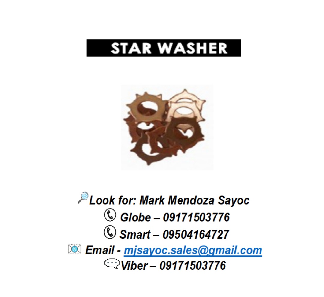 STAR WASHER, Commercial & Industrial, Construction Tools & Equipment on