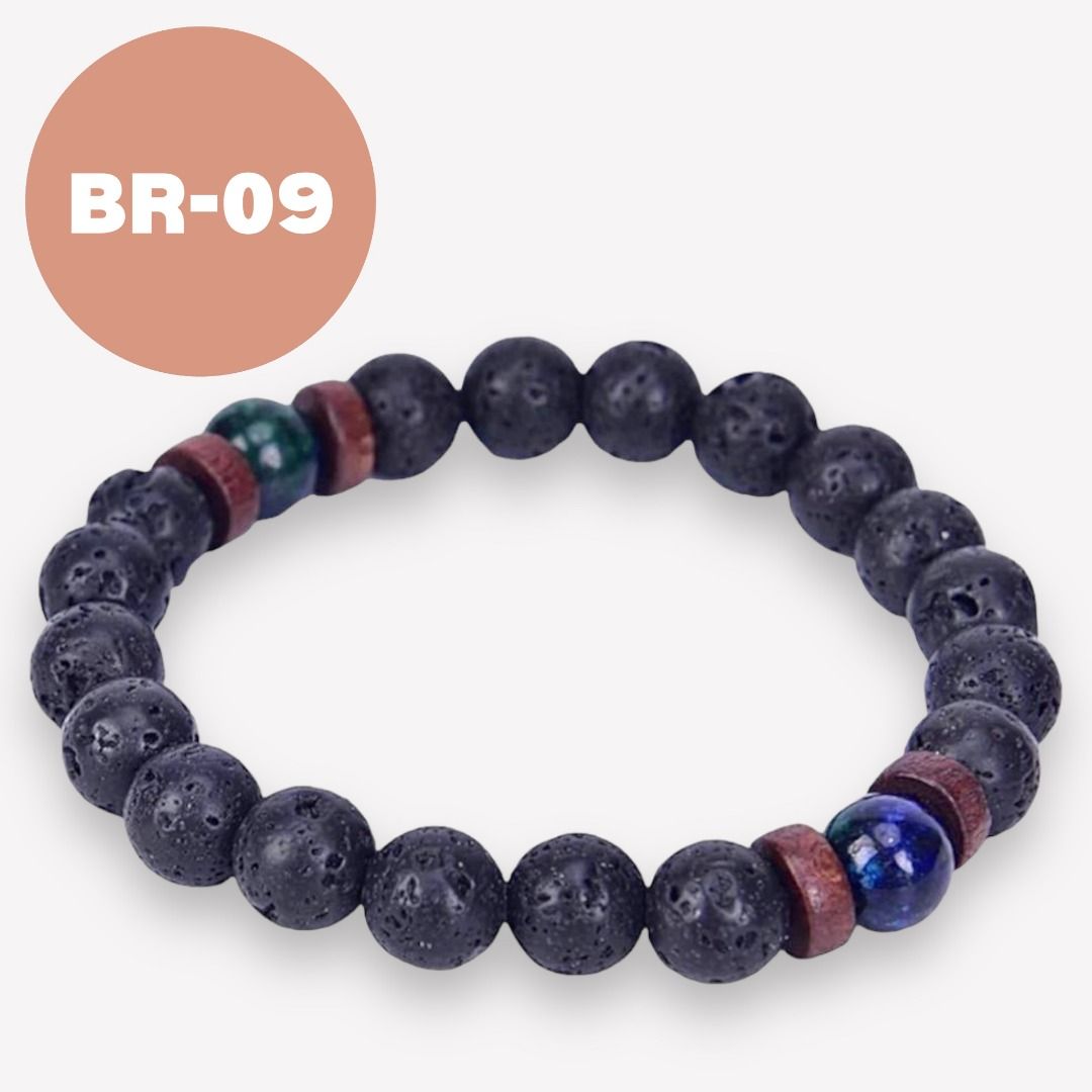 7 Chakra Bracelet Natural Lava Rock Essential Oil Diffuser Yoga Energy  Bracelets
