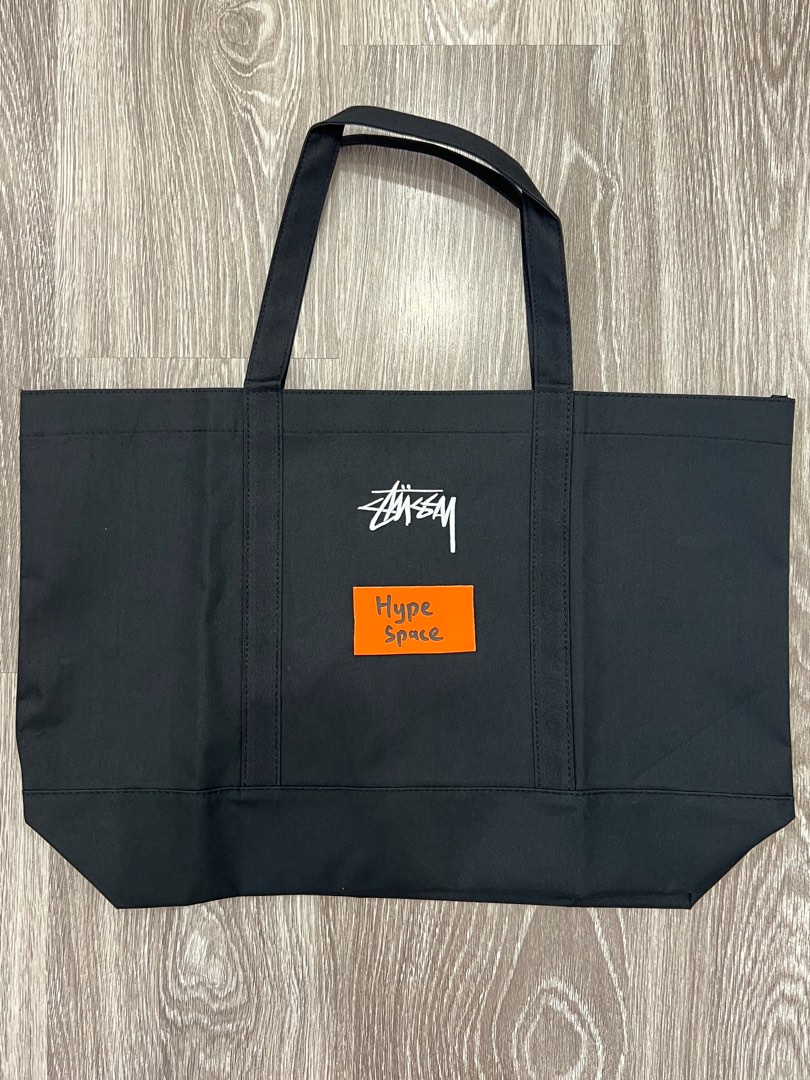 Stussy canvas online tote bag