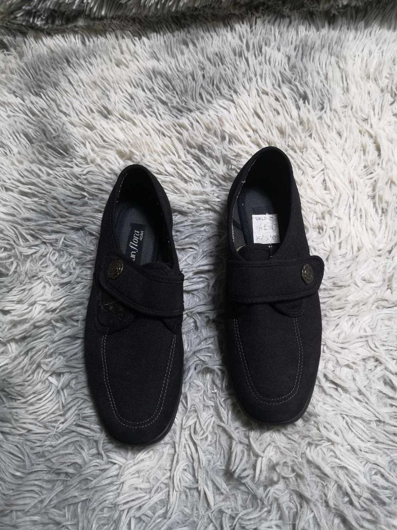Sun Flora Black Velcro Canvas Shoes Women s Fashion Footwear Flats Sandals on Carousell