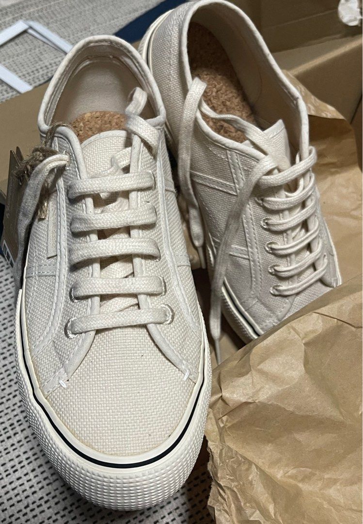 SUPERGA Natural Beige unisex sneakers Luxury Sneakers Footwear