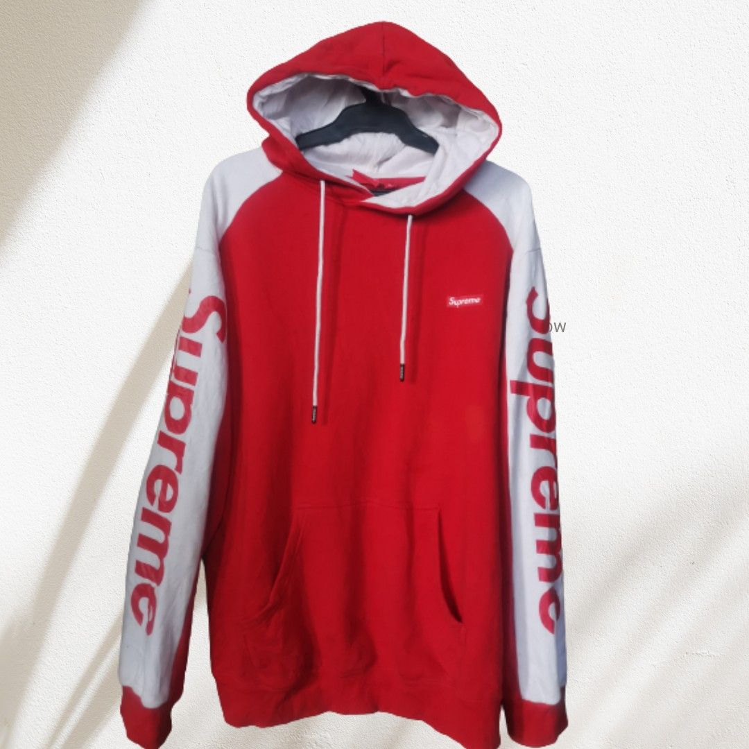 Supreme Hoodie (Red), Men's Fashion, Coats, Jackets and Outerwear