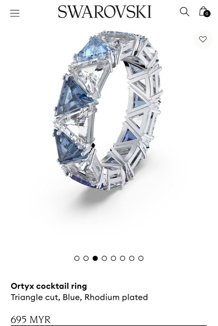 Swarovski ortyx cocktail ring, Women's Fashion, Jewelry & Organisers ...