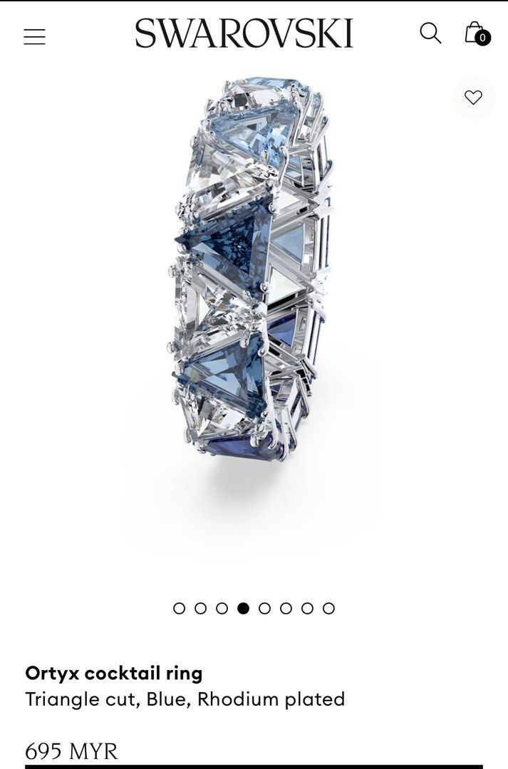 Swarovski ortyx cocktail ring, Women's Fashion, Jewelry & Organisers ...