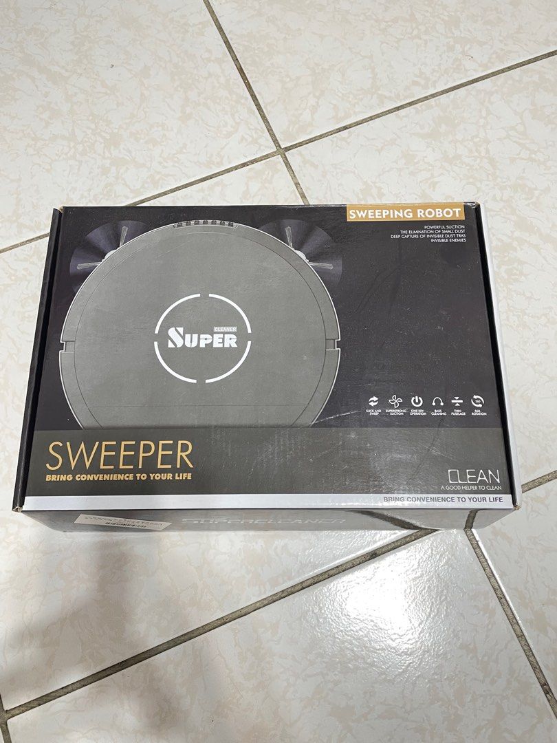 SWEEPER 掃地機器人全新未使用, 電視及其他電器, 吸塵機及家居清潔用品