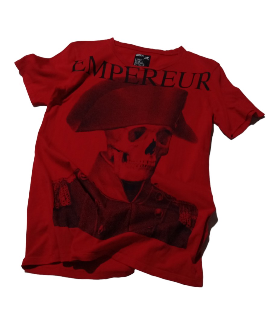 T shirt PPFM Empereur Over Print, Women's Fashion, Tops, Shirts on