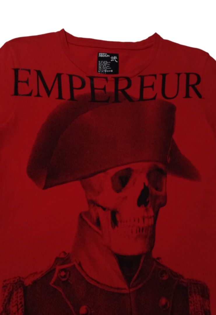 T shirt PPFM Empereur Over Print, Women's Fashion, Tops, Shirts on