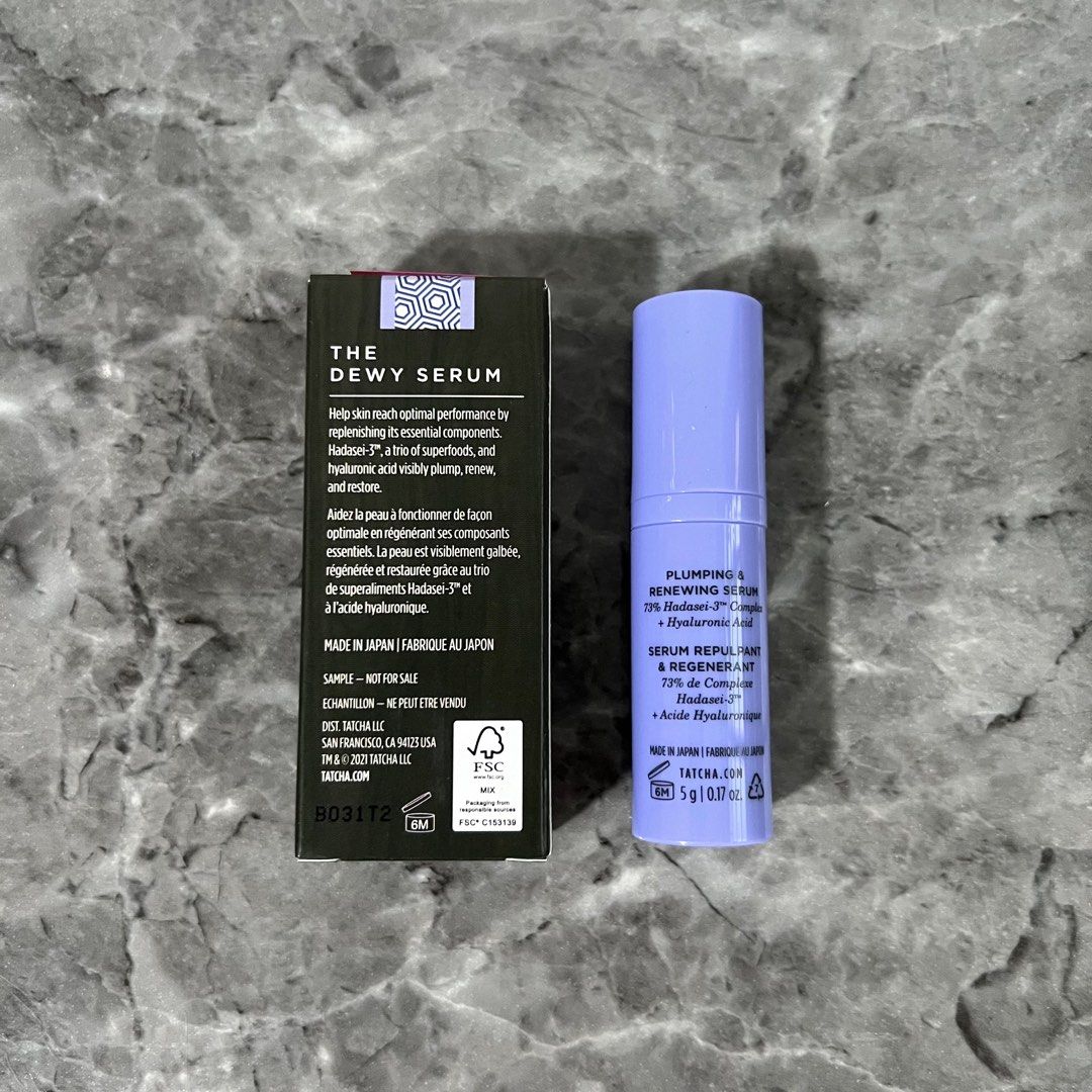 Tatcha The Dewy Serum by Tatcha, 1oz Resurfacing and Plumping Treatment