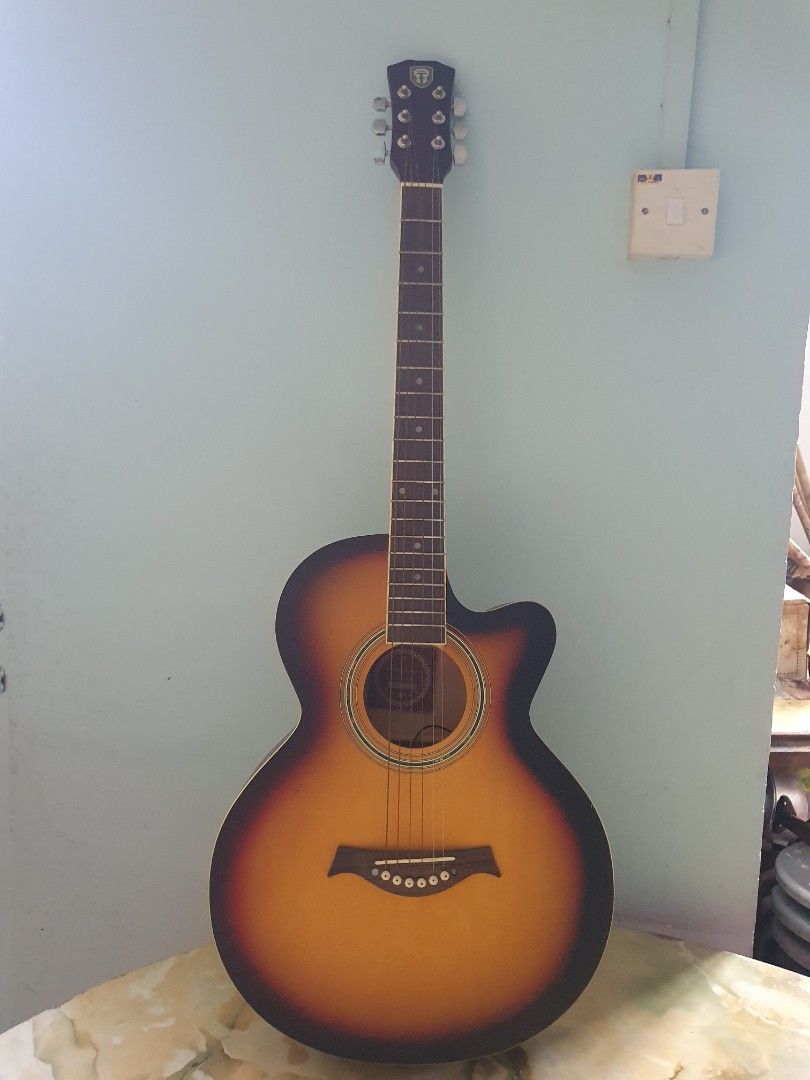 TECHNO ACOUSTIC GUITAR, Hobbies & Toys, Music & Media, Musical ...