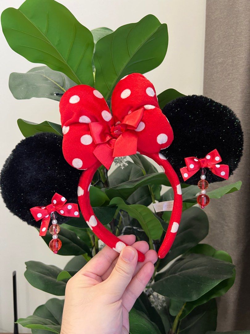 Tokyo Disney Resort Minnie Mouse Earrings Headband