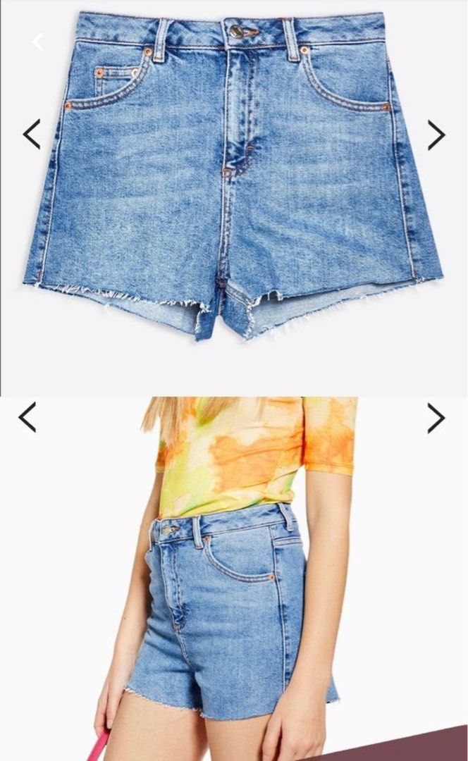 Topshop premium sales mom shorts