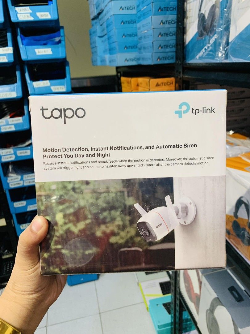 TP-Link Tapo TC65 Outdoor Security WiFi Camera IP66 3MP Ultra-High ...