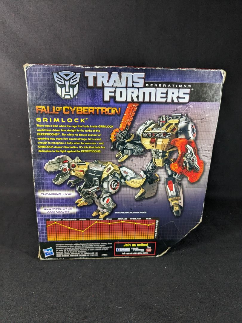 Transformers Fall of Cybertron Grimlock, Hobbies & Toys, Toys & Games ...