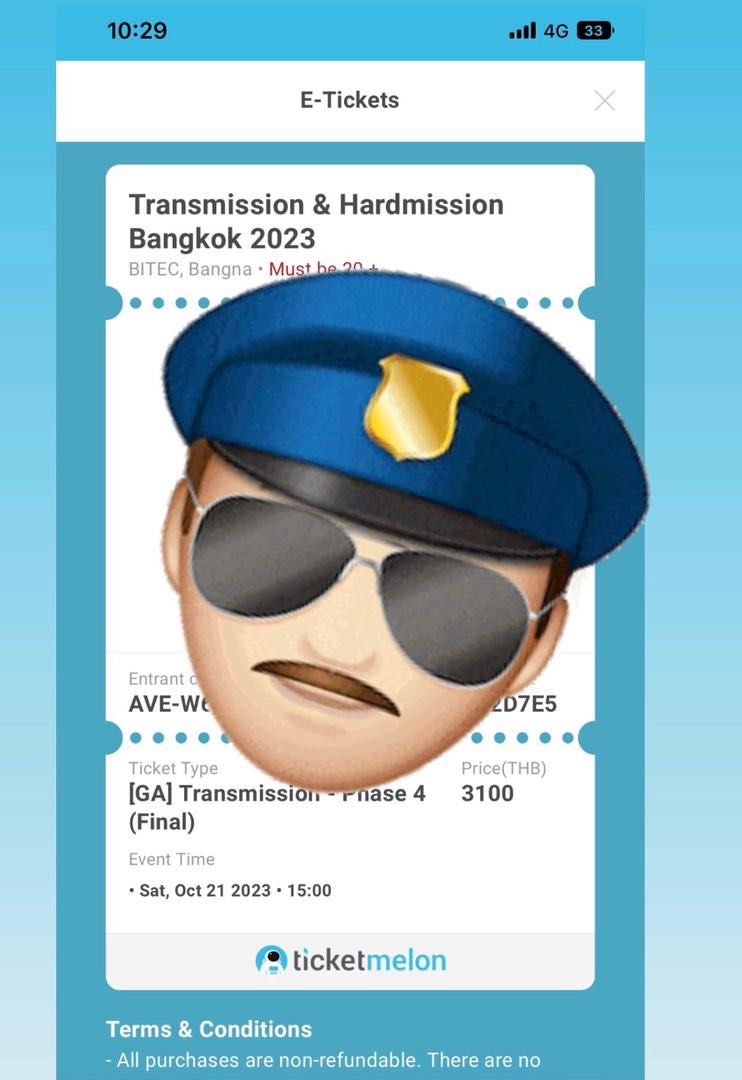 Transmission Bangkok GA Ticket (Final), Tickets & Vouchers, Event