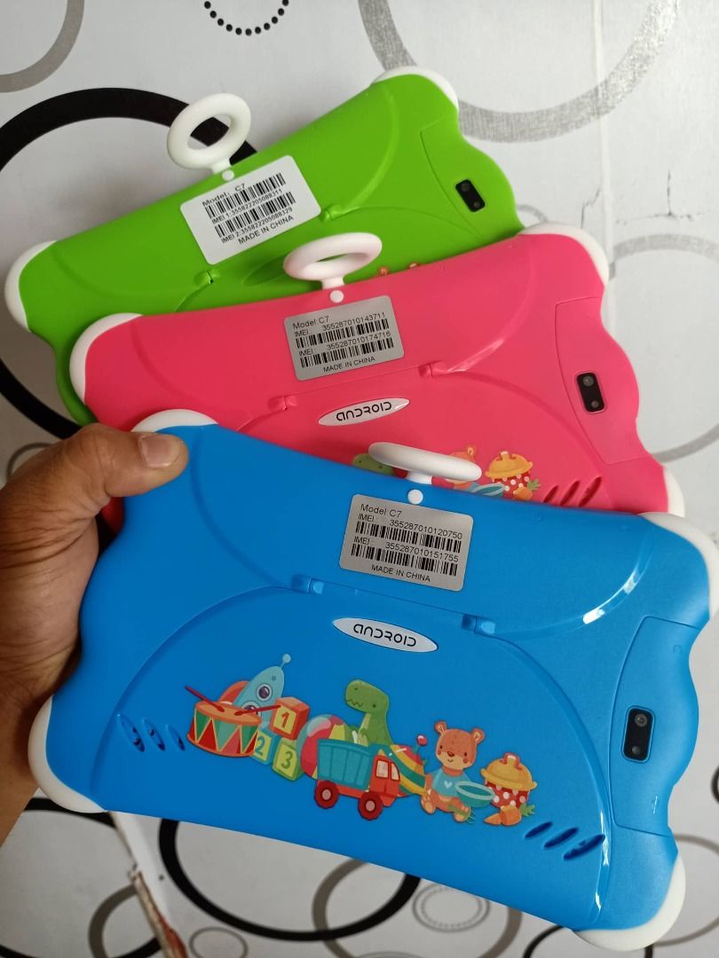 ⭐Trending!!!⭐ 🔥C7 Tablet🔥 (Category: Android) located in Caloocan City. Submitted by mjmassortedfinds (Listing ID 1259700462, Image 2). Description: ⭐Trending!!!⭐ 🔥C7 Tablet🔥 php 2,700 ♦️Android 10.0 professional software for kids ♦️4gb ram ♦️64gb rom ♦️Quad core 1.5Ghz ♦️Dual camera (Front 5.0 Rear 8.0m) ♦️With Bluetooth & Wifi ♦️3800mah battery ♦️7.0" HD Screen.