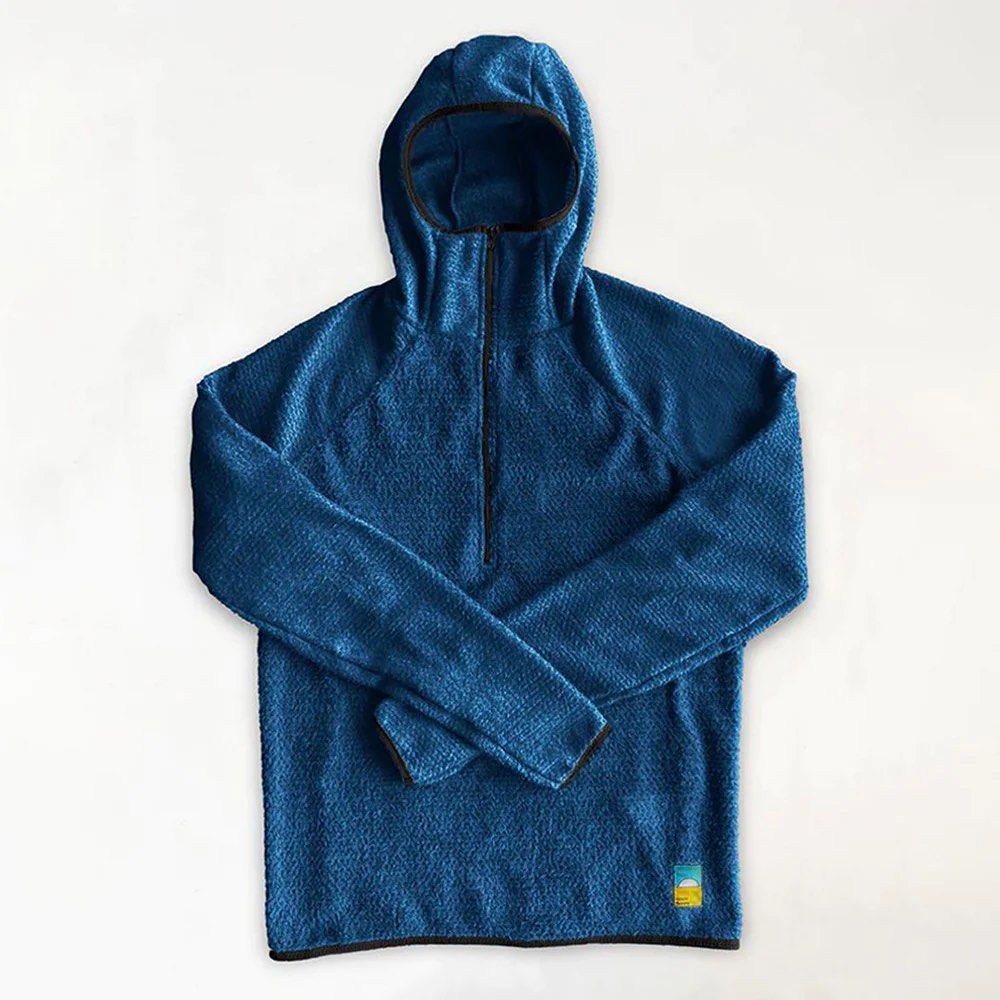 Senchi Designs Alpha 90 Hoodie W/ Half Zip #marine#sizeM, 運動產品