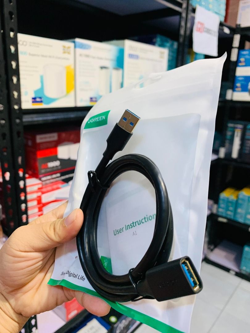 UGREEN USBA 3.0 to Female Extension Cable 1M US129 10368, Computers ...