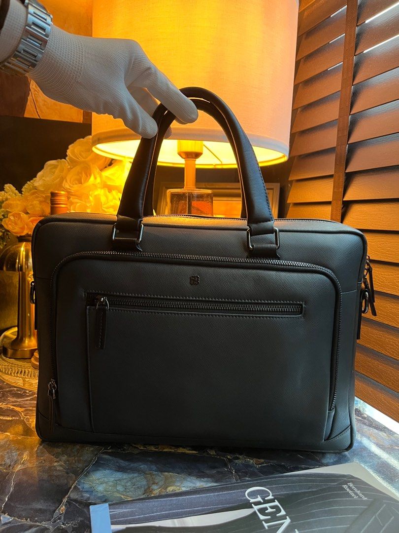 Genuine leather cheap briefcase bag