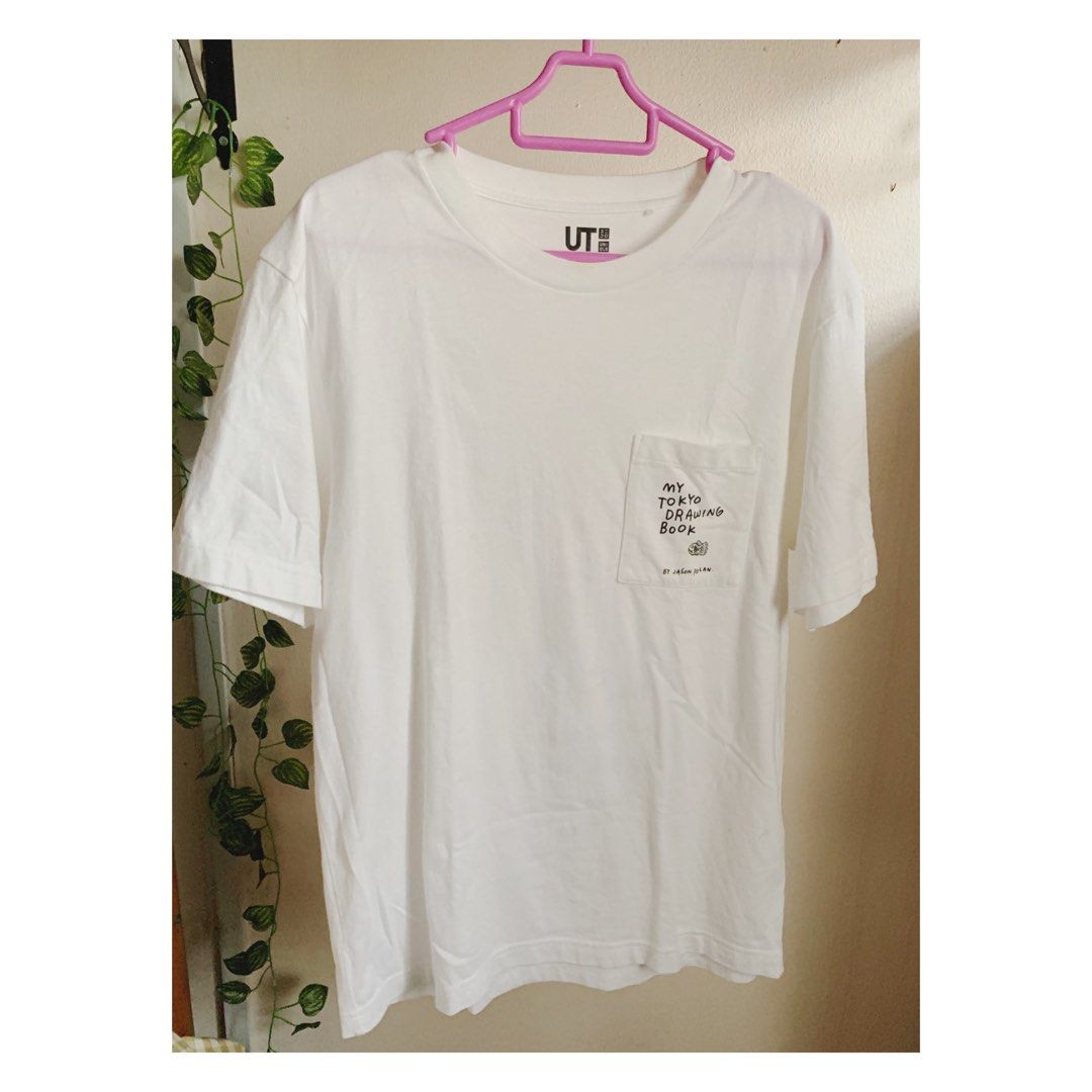 UNIQLO (S) x Jason Polan UT T-shirt (Category: Tshirts & Polo Shirts) located in Gombak. Submitted by bbobbang (Listing ID 1259674059, Image 2). Description: Only worn tshirt once to try on size .