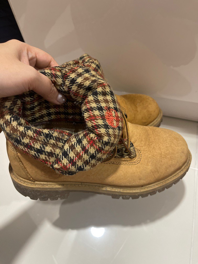 US4 Preloved Timberland Boots Women s Fashion Footwear Boots on Carousell