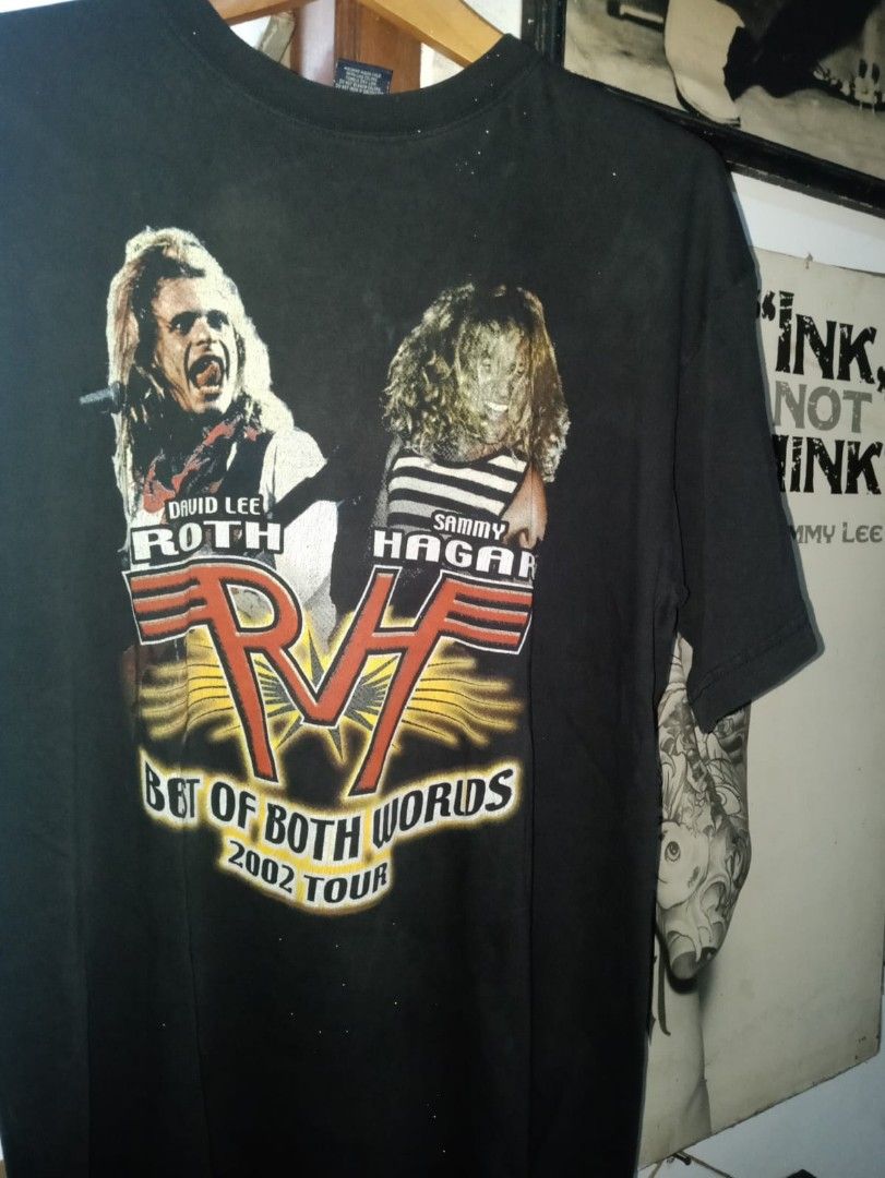Van halen David lee roth sammy hagar tourshirt L extreme skidrow motley crue acdc green day