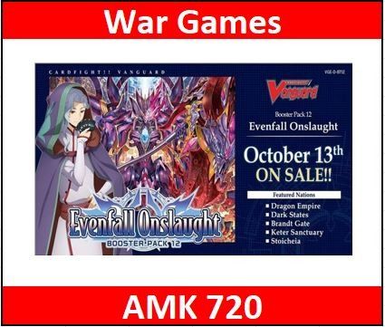 evenfall onslaught booster box [VG-D-BT12] CARDFIGHT!! Vanguard Booster Pack 12 Evenfall Onslaught Box