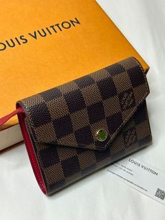 LV Victorine Wallet - Damier azur , Women's Fashion, Bags & Wallets,  Wallets & Card Holders on Carousell